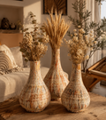 Desert Brush Pottery Vases – Set of 3