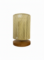 Honey Rope Table Lamp: Bright & Textured Accent