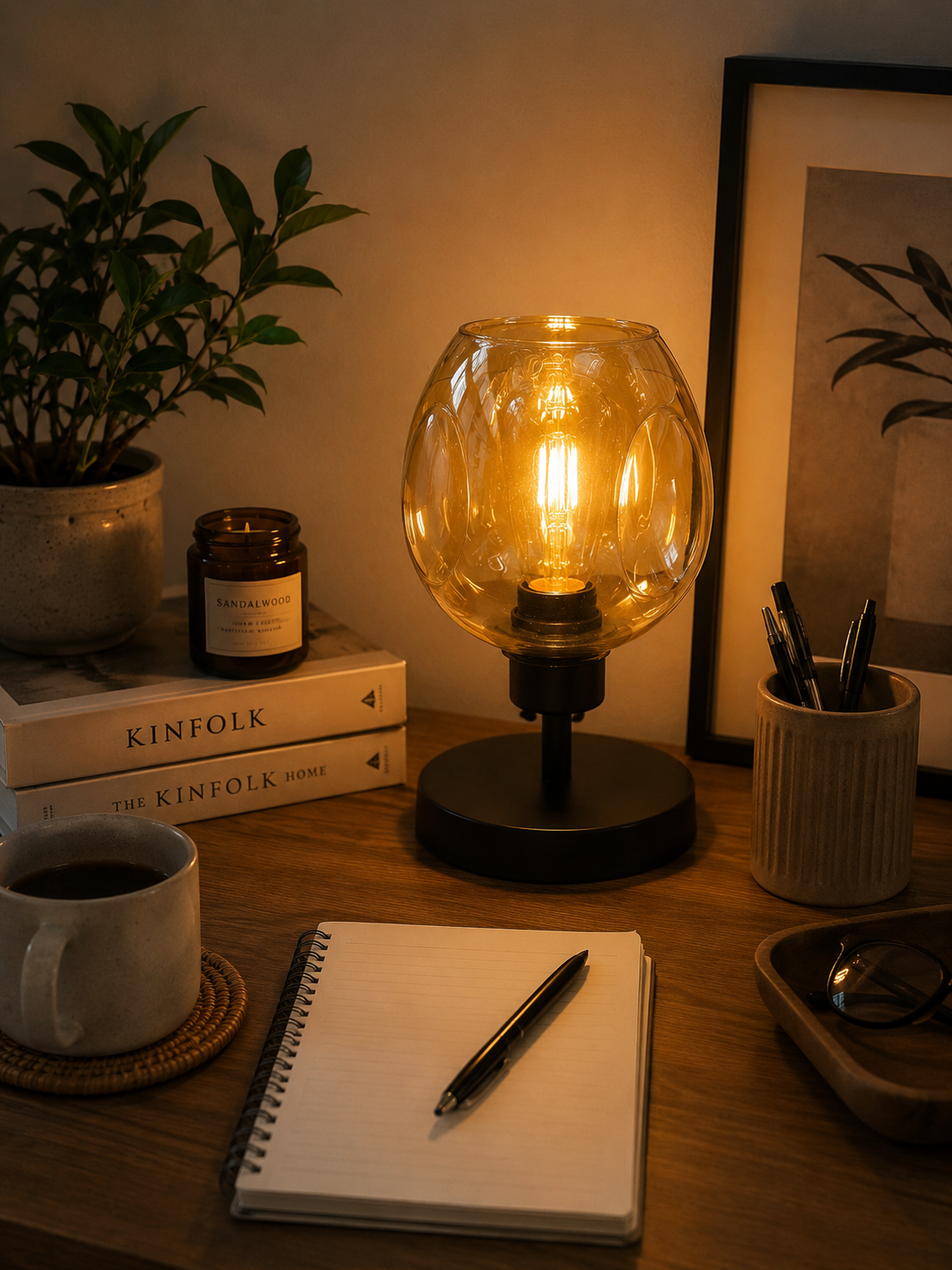 Halo Glass Table Lamp