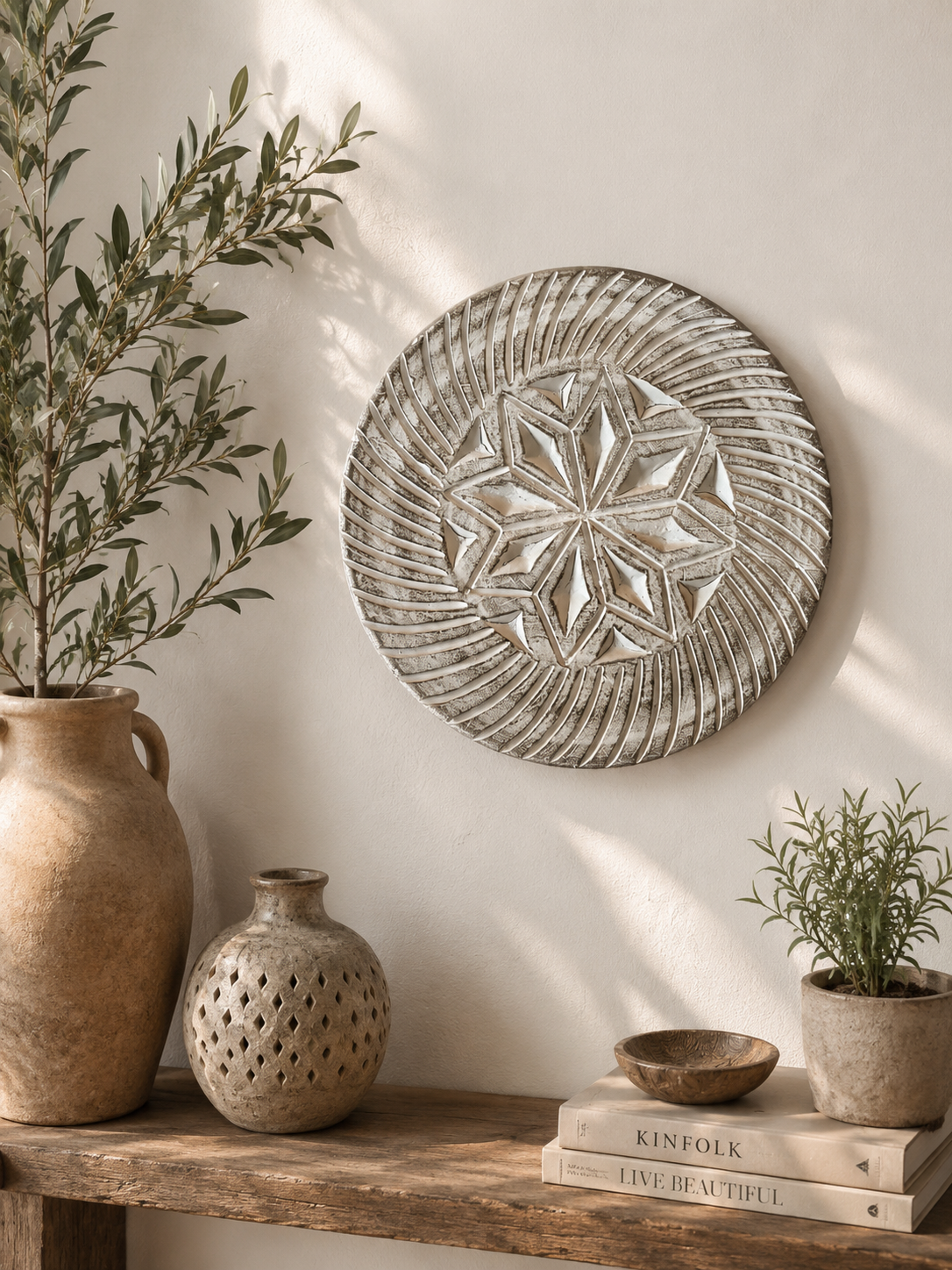 Celeste Star Pottery Decorative Plate