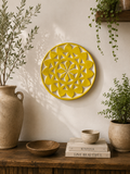 Sunflower Pottery Decorative Plate