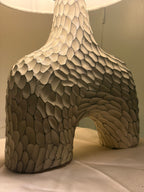 Arco Textured Pottery Table Lamp