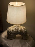 Arco Textured Pottery Table Lamp