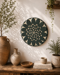 Forest Bloom Pottery Decorative Plate