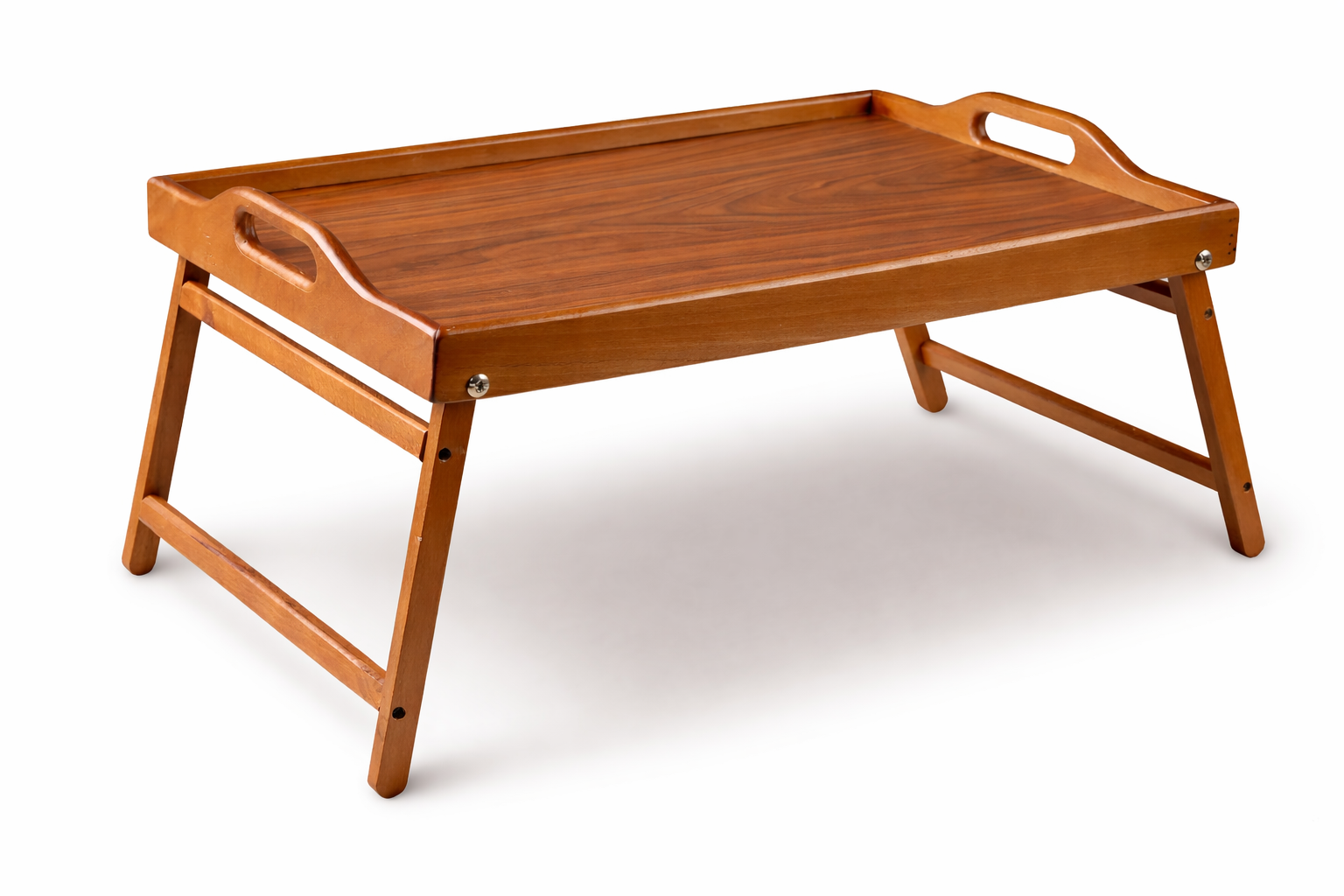 Folding Bed Tray – Wood Finish Edition