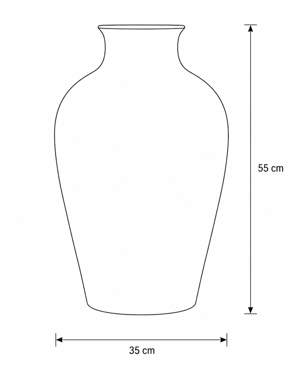 Sandstone Serenity Floor Vase