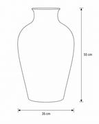 Sandstone Serenity Floor Vase