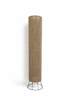 Natural Jute Woven Column Floor Lamp