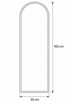 Arco Black Full-Length Mirror