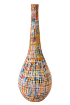 Chromatic Muse Floor Vase – Artistic Statement Elegance