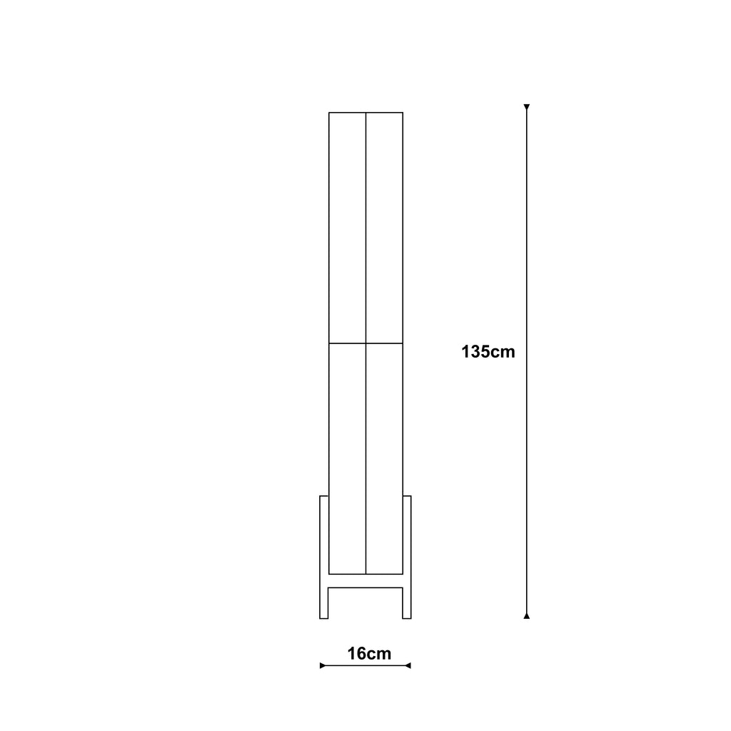 Modern Beechwood Floor Lamp