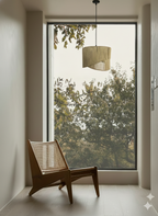 "Helix" Spiral Woven Rope Pendant Light