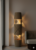 Diamond Boho Style Floor Lamp