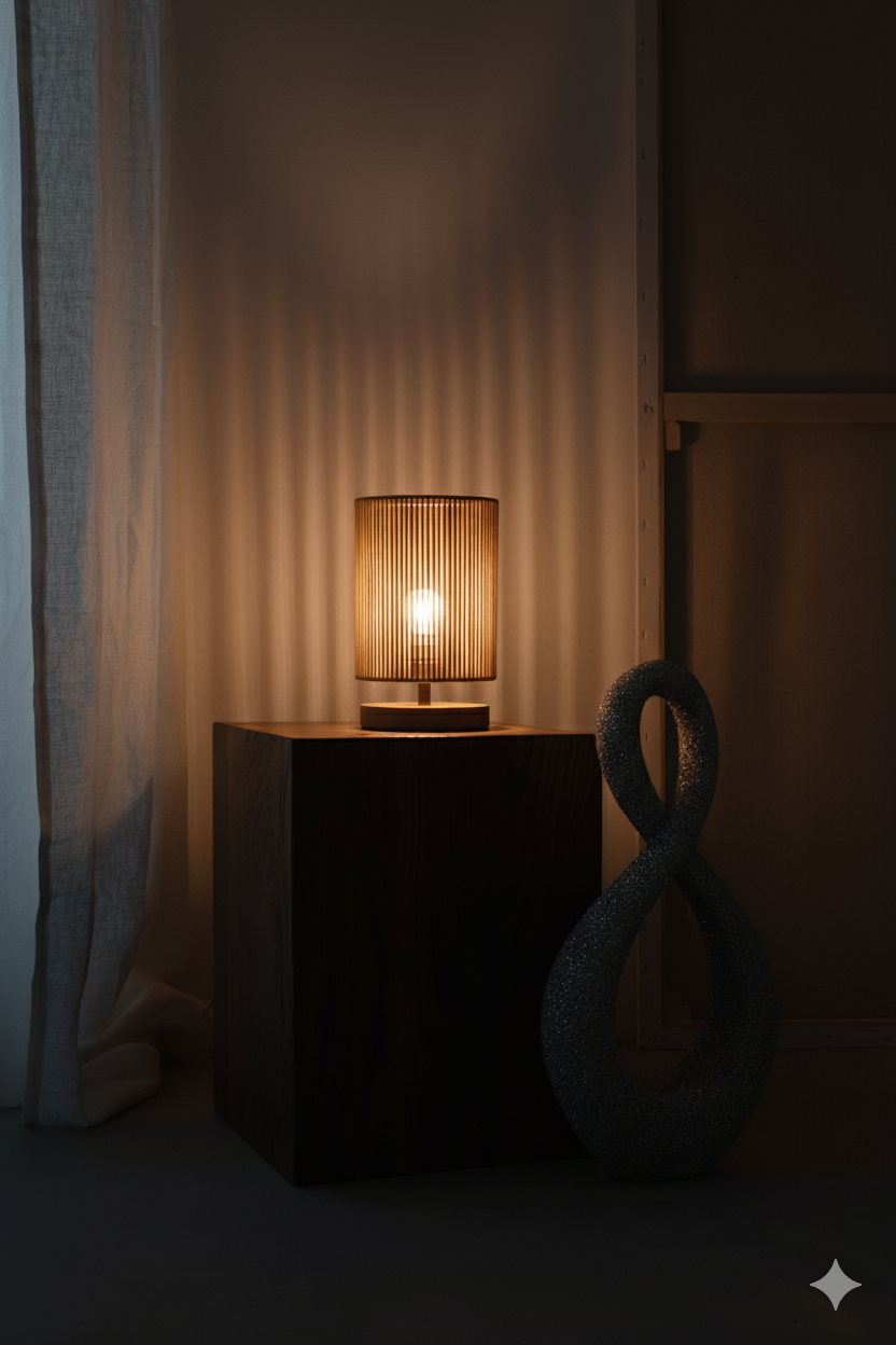 Beechwood Boho Style Lampshade