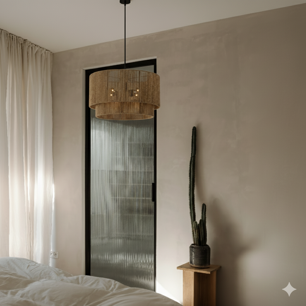 Double Boho Style pendant light