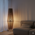 Pear Boho Style Floor Lamp