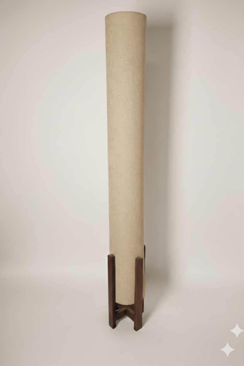 Modern Beechwood Floor Lamp