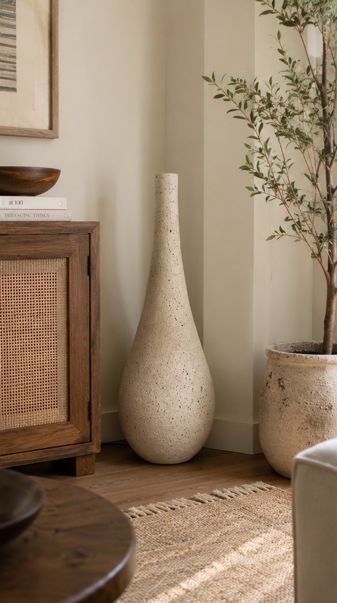 Sahara Teardrop Floor Vase