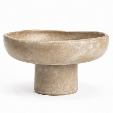 Terra Pedestal Decorative Bowls – Set of 2