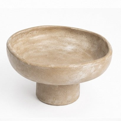 Terra Pedestal Decorative Bowls – Set of 2