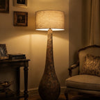 Terra Patina Pottery Floor Lamp
