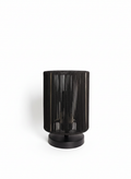 Black Jute Woven Rope Table Lamp: Metal Base