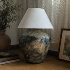 Verdigris Heritage Pottery Table Lamp