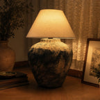 Verdigris Heritage Pottery Table Lamp