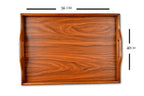 Wooden Tray – Red Walnut Look Wood Finish Edition