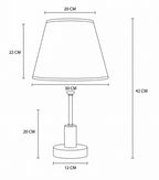 The Autumn Bloom Vintage Floral Table Lamp