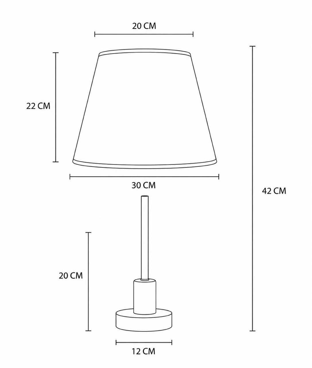The Hearth Classic Linen Table Lamp