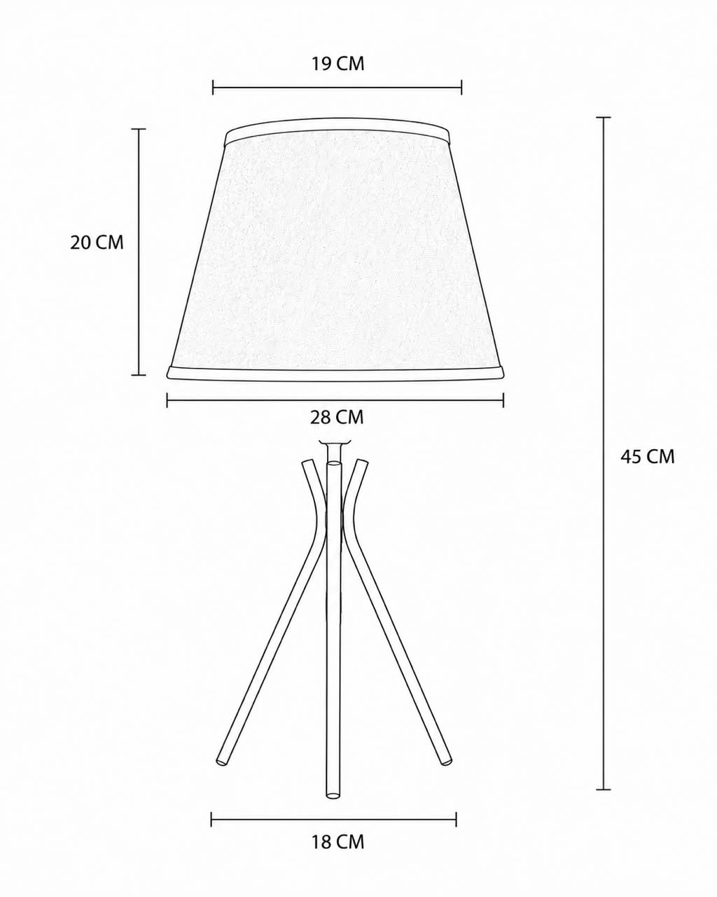The Apex Classic Table Lamp - Black Base