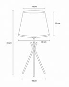 The Apex Antique Woven Jute Table Lamp - Brass Base