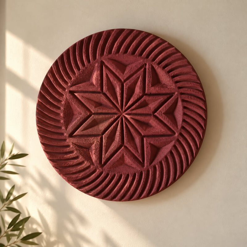 Ruby Star Decorative Wall Plate