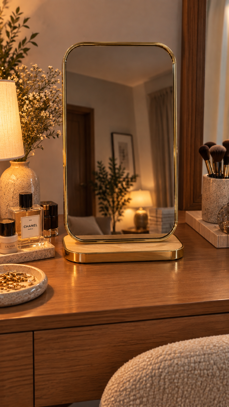 Aurelia Gold Vanity Mirror